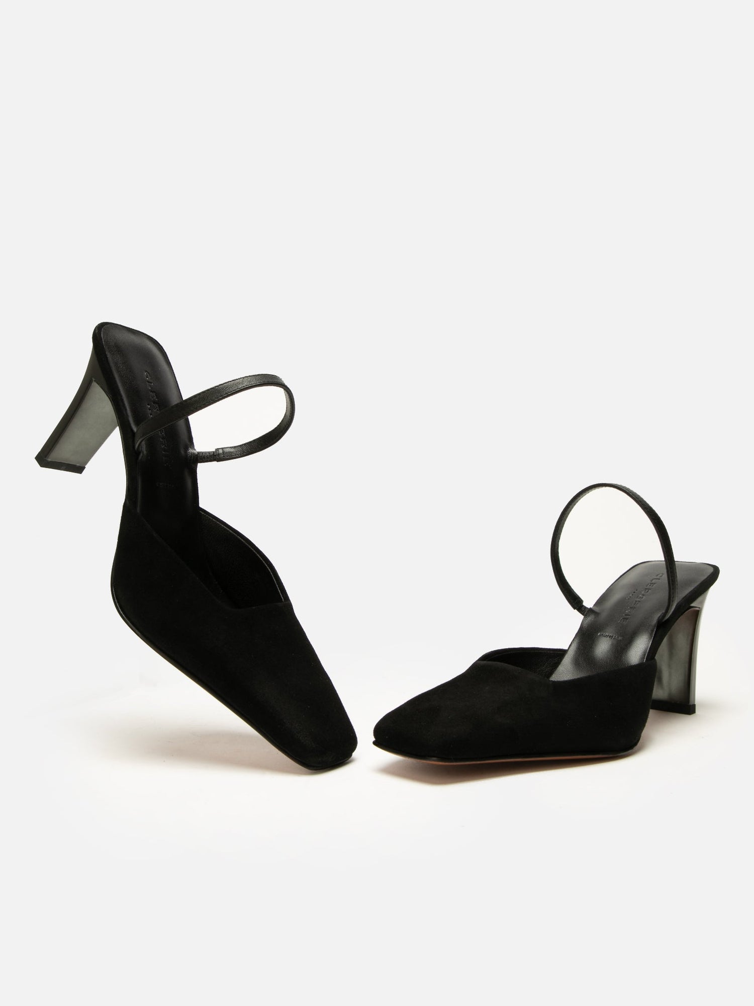 PUMPS - SABINE, suede black - Clergerie Paris - USA
