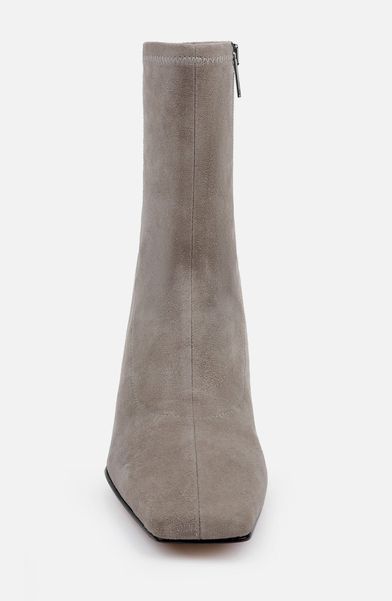 ANKLE BOOTS - SHARON, suede stretch stone - Clergerie Paris - USA