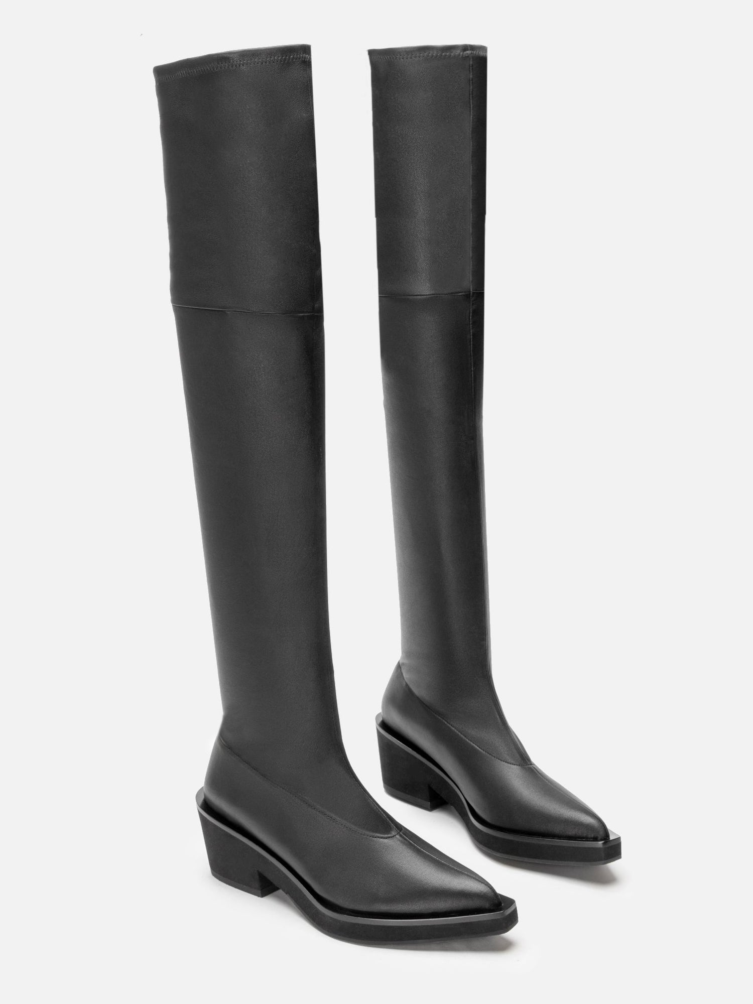 HIGH BOOTS - TENNY, black - Clergerie Paris - USA