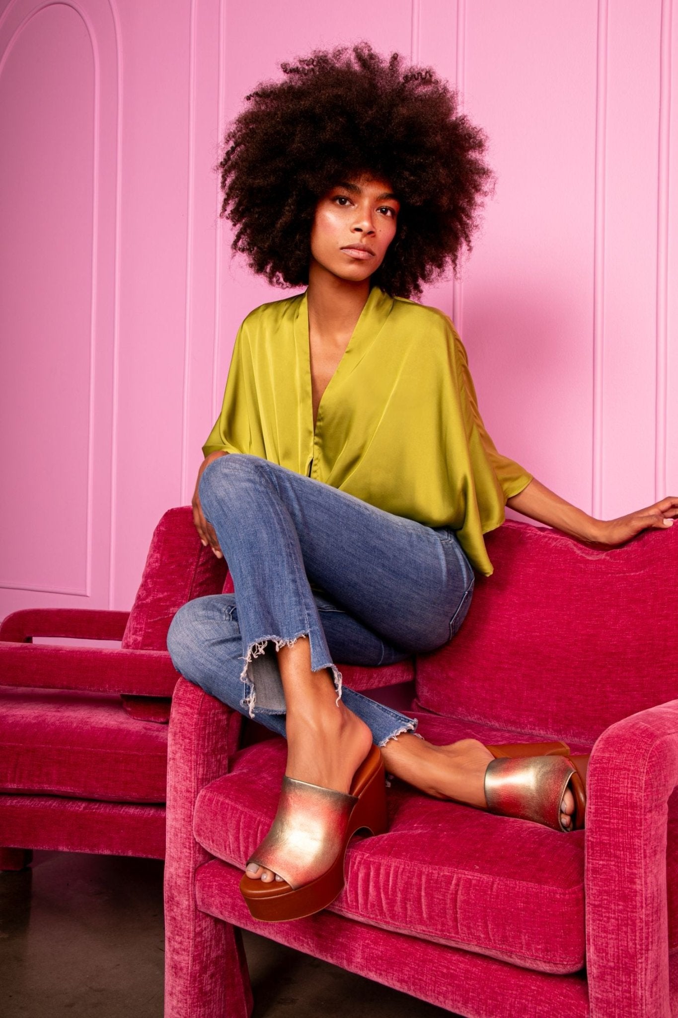 MULES - VERA, bright rainbow - Clergerie Paris - USA