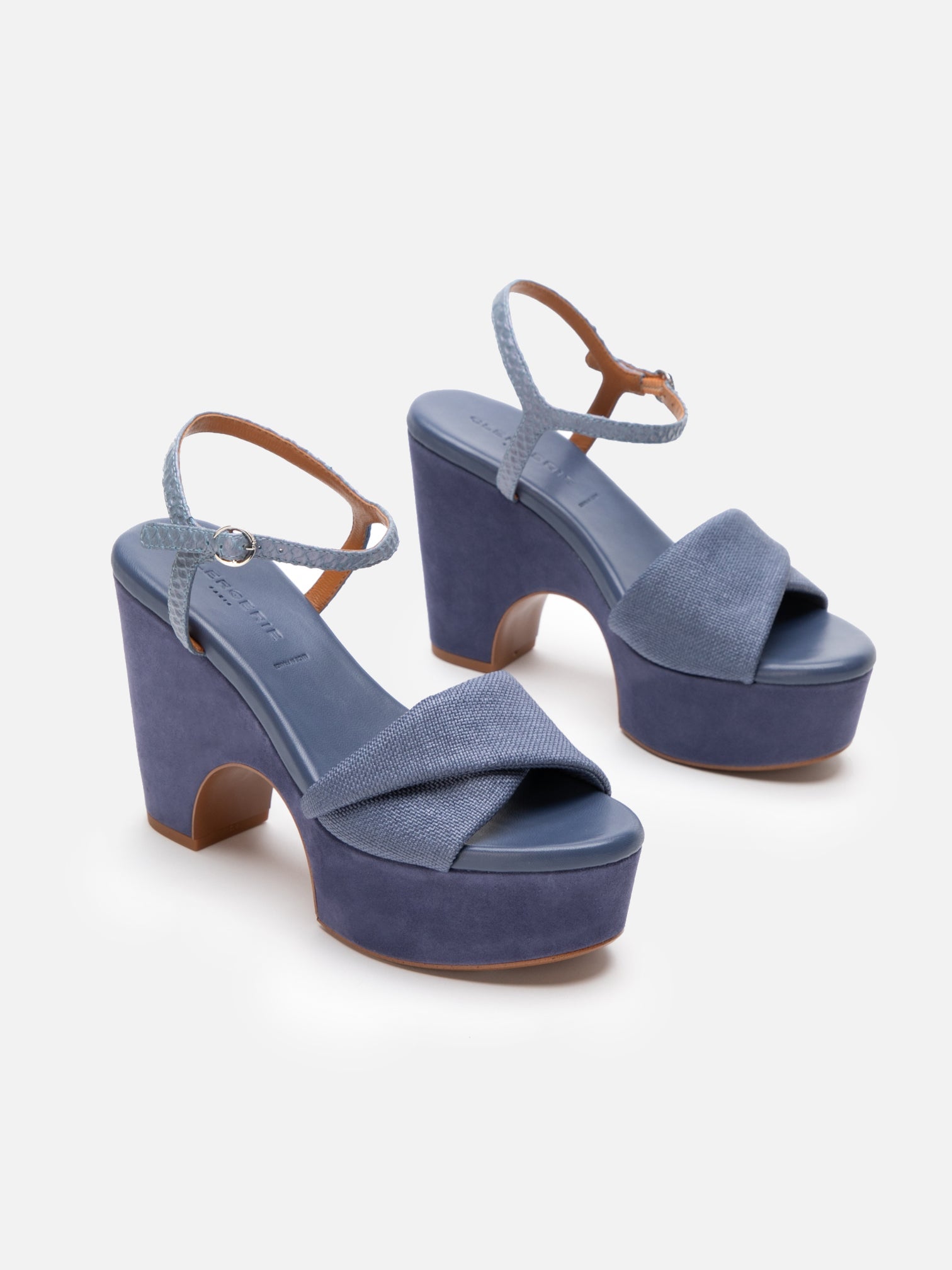 SANDALS - VERANO, azure papyrus - Clergerie Paris - USA