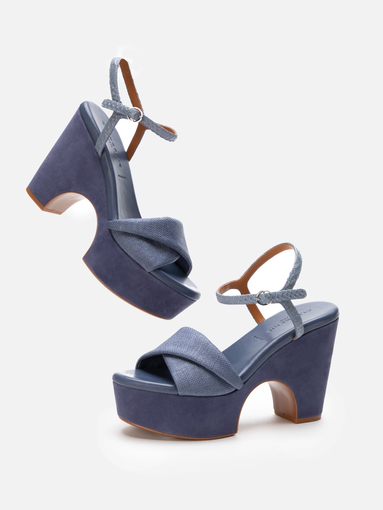 SANDALS - VERANO, azure papyrus - Clergerie Paris - USA