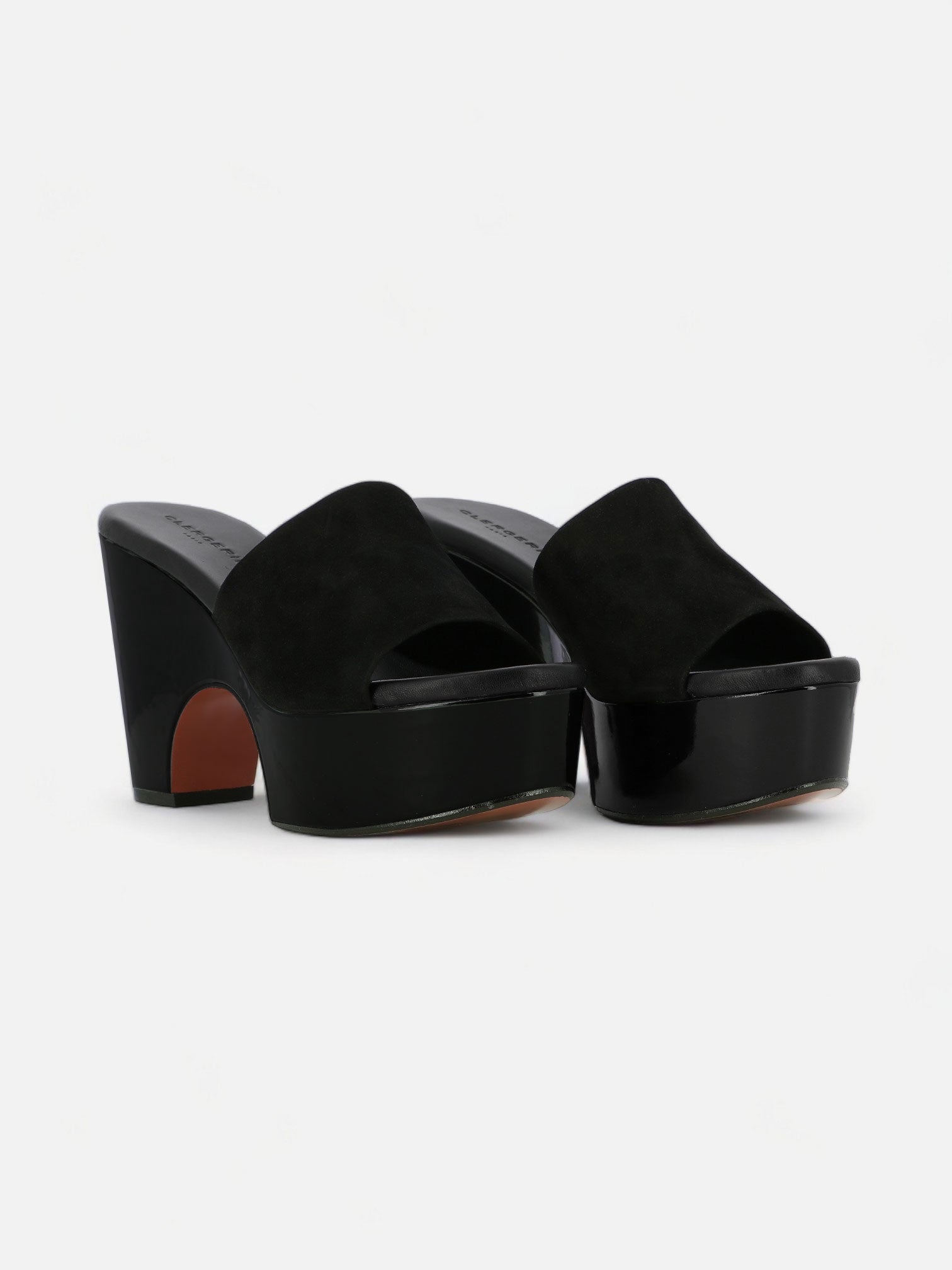 MULES - VIEW mules, suede black - VIEWBACSDEM350 - Clergerie Paris - USA