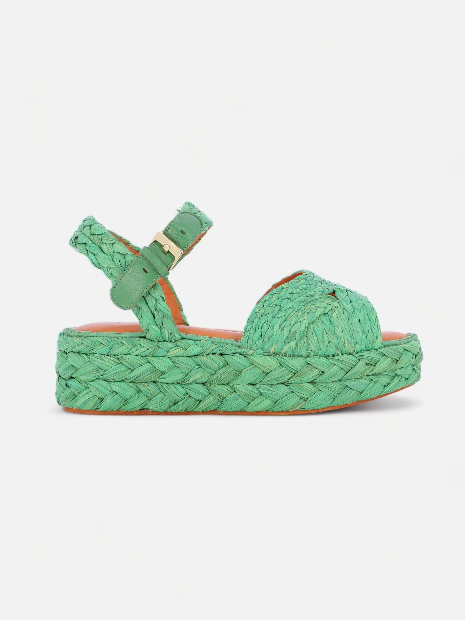 AIDA, green raffia