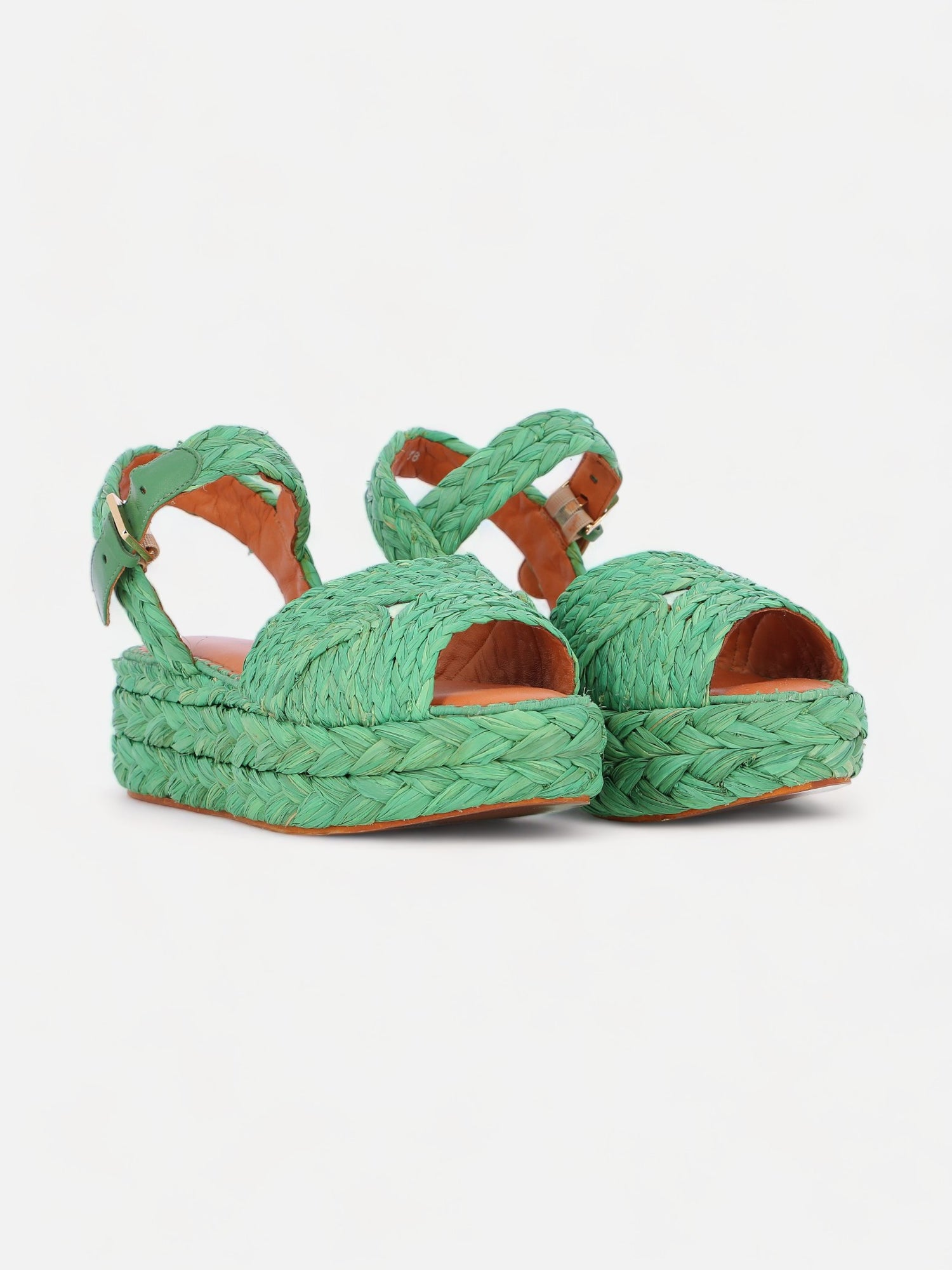 AIDA, green raffia
