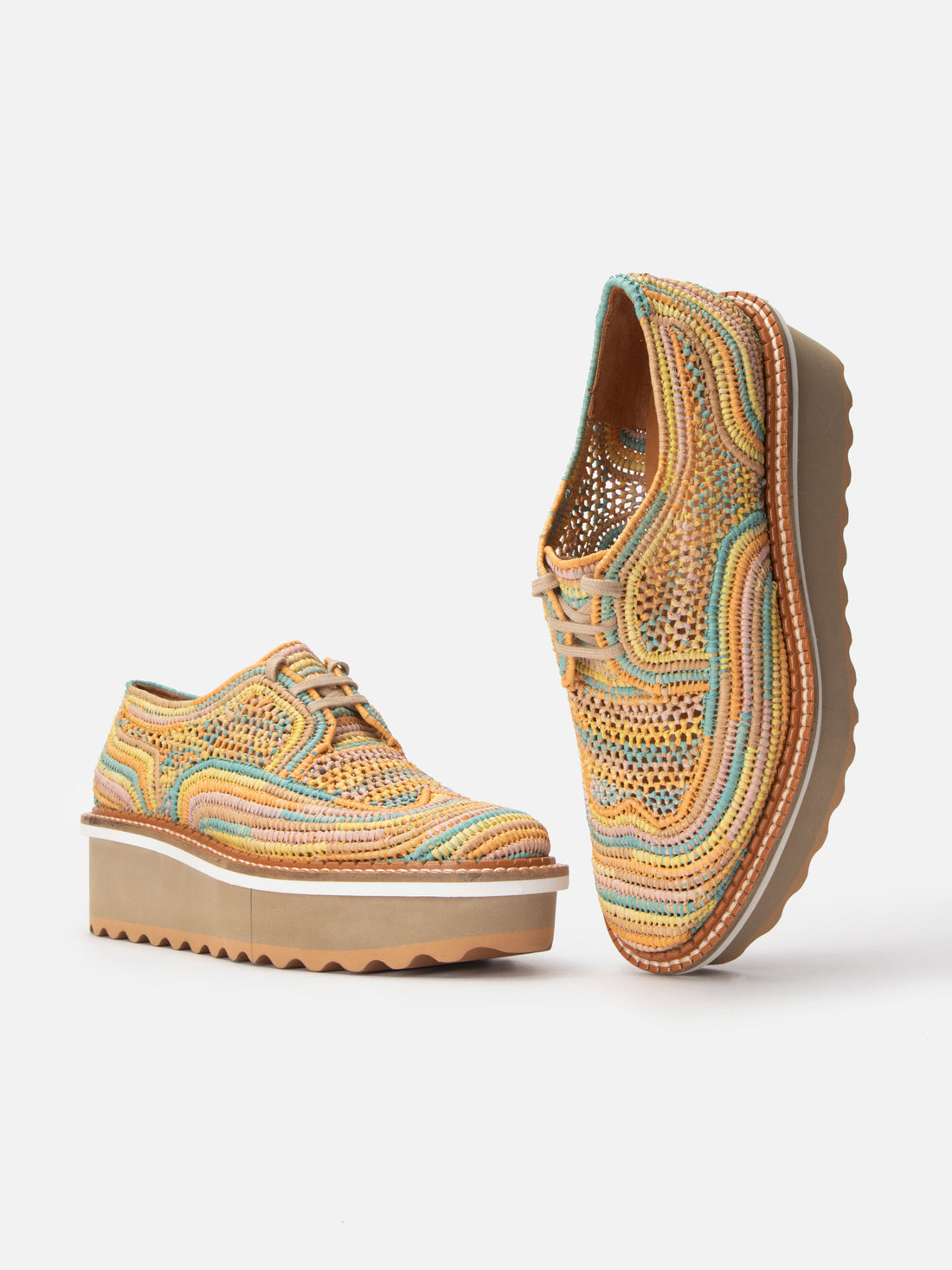 BASEL, pastel mix raffia