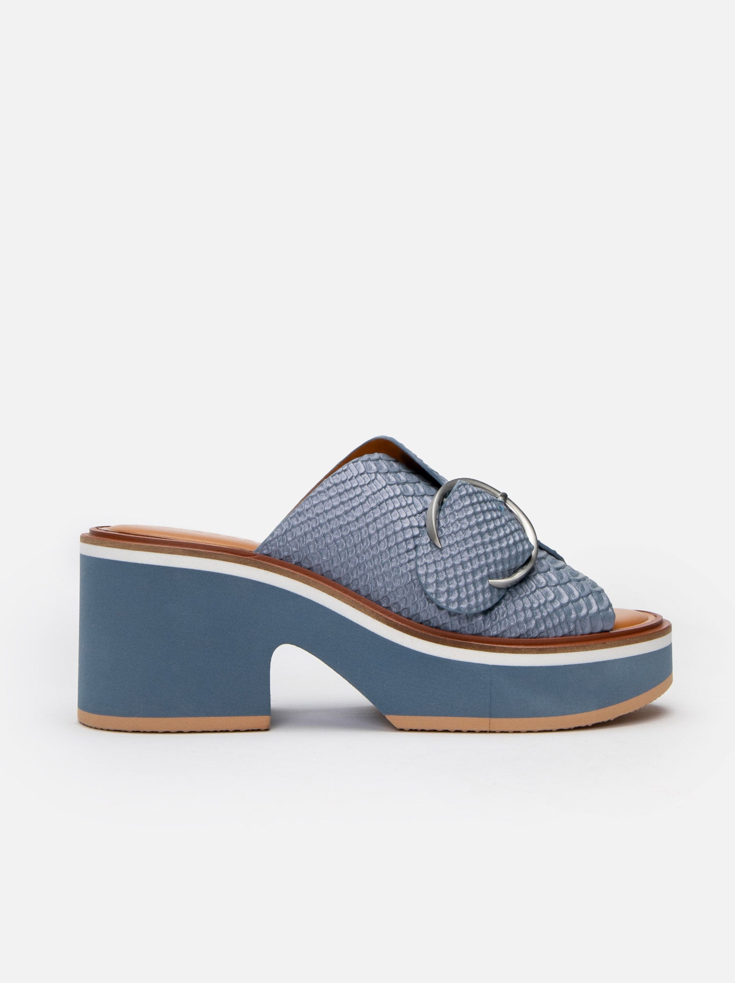 CASH, azure snake effect iridescent