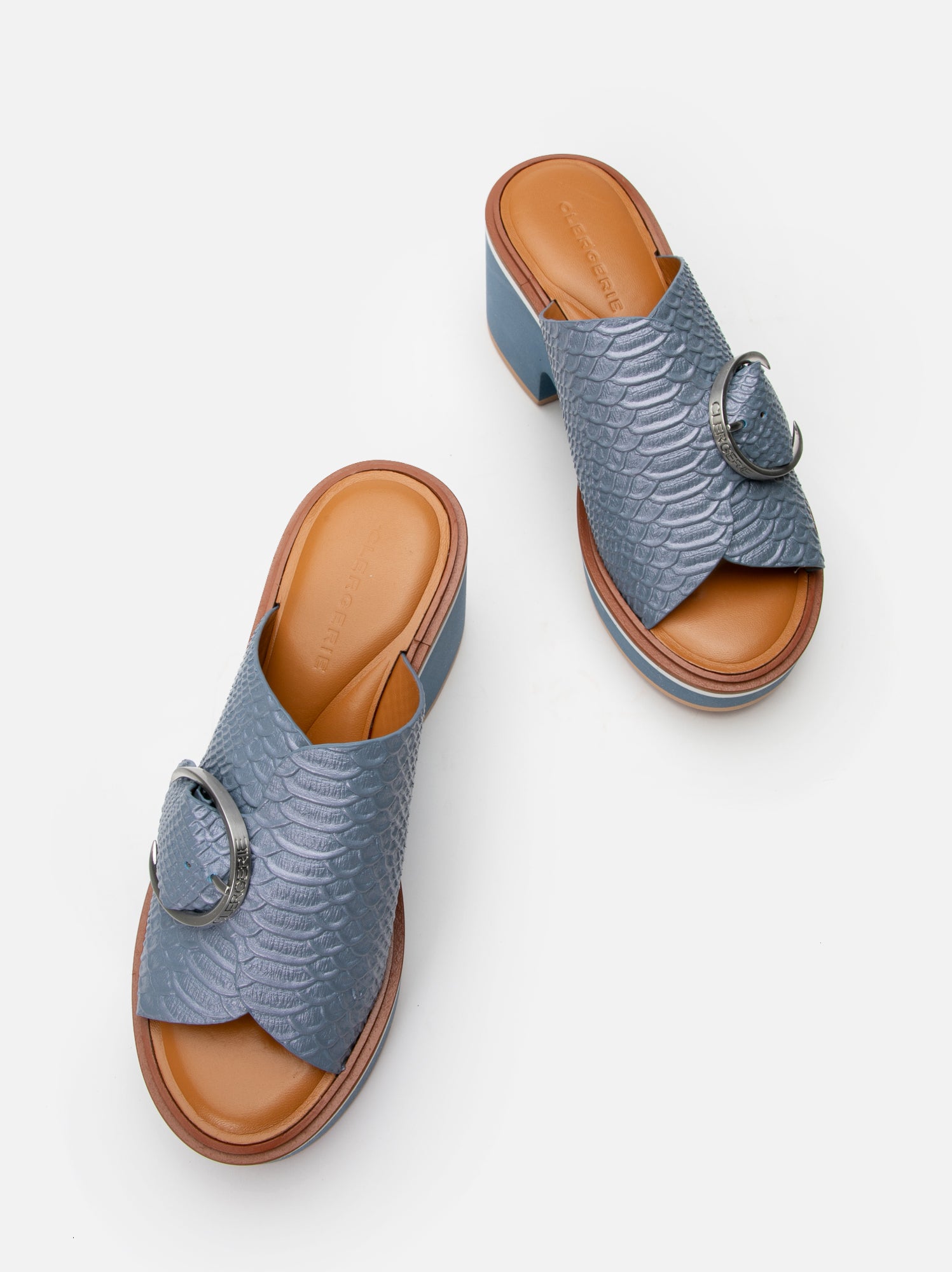 CASH, azure snake effect iridescent