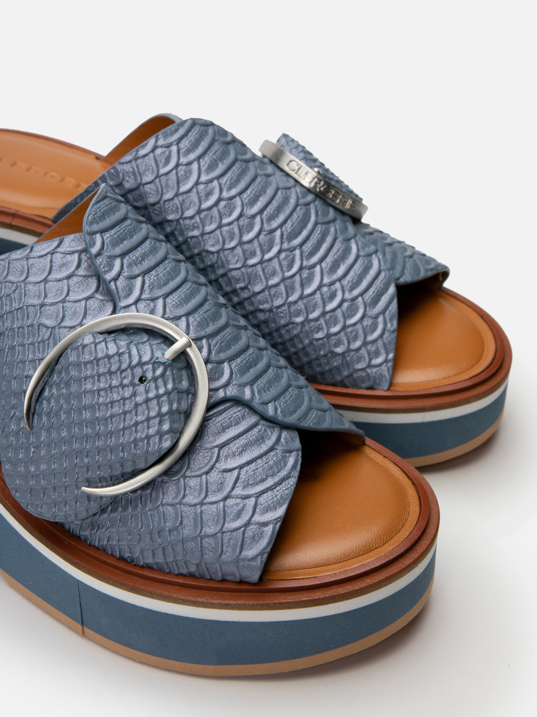 CASH, azure snake effect iridescent