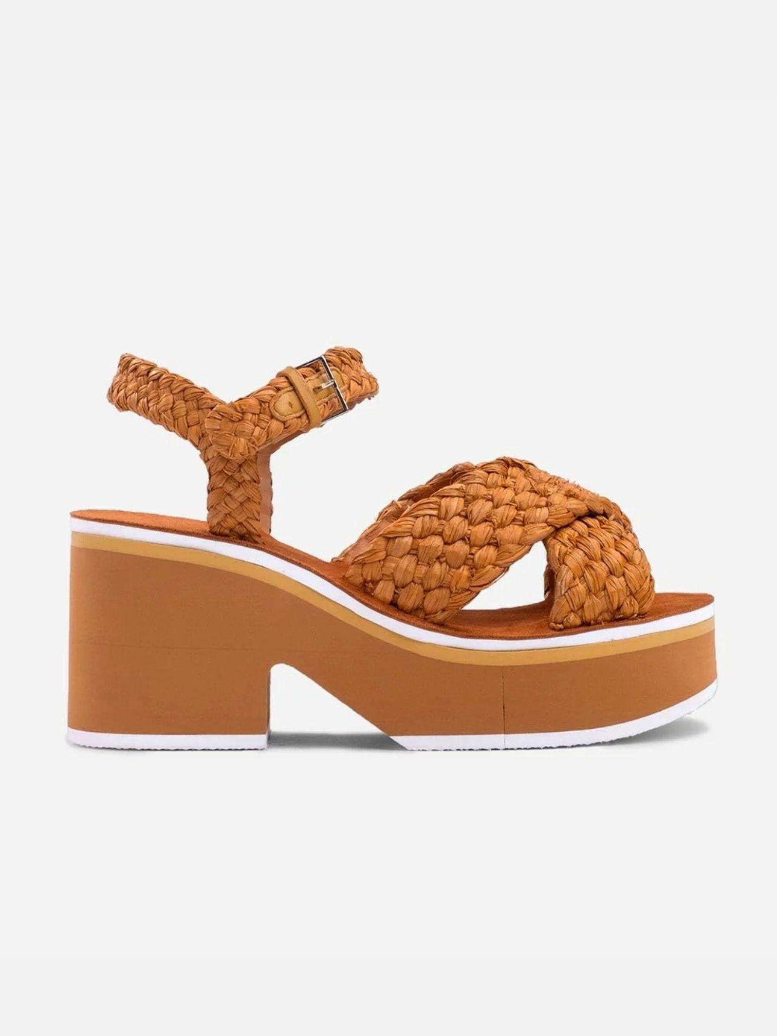 CHRISSY, raffia brown