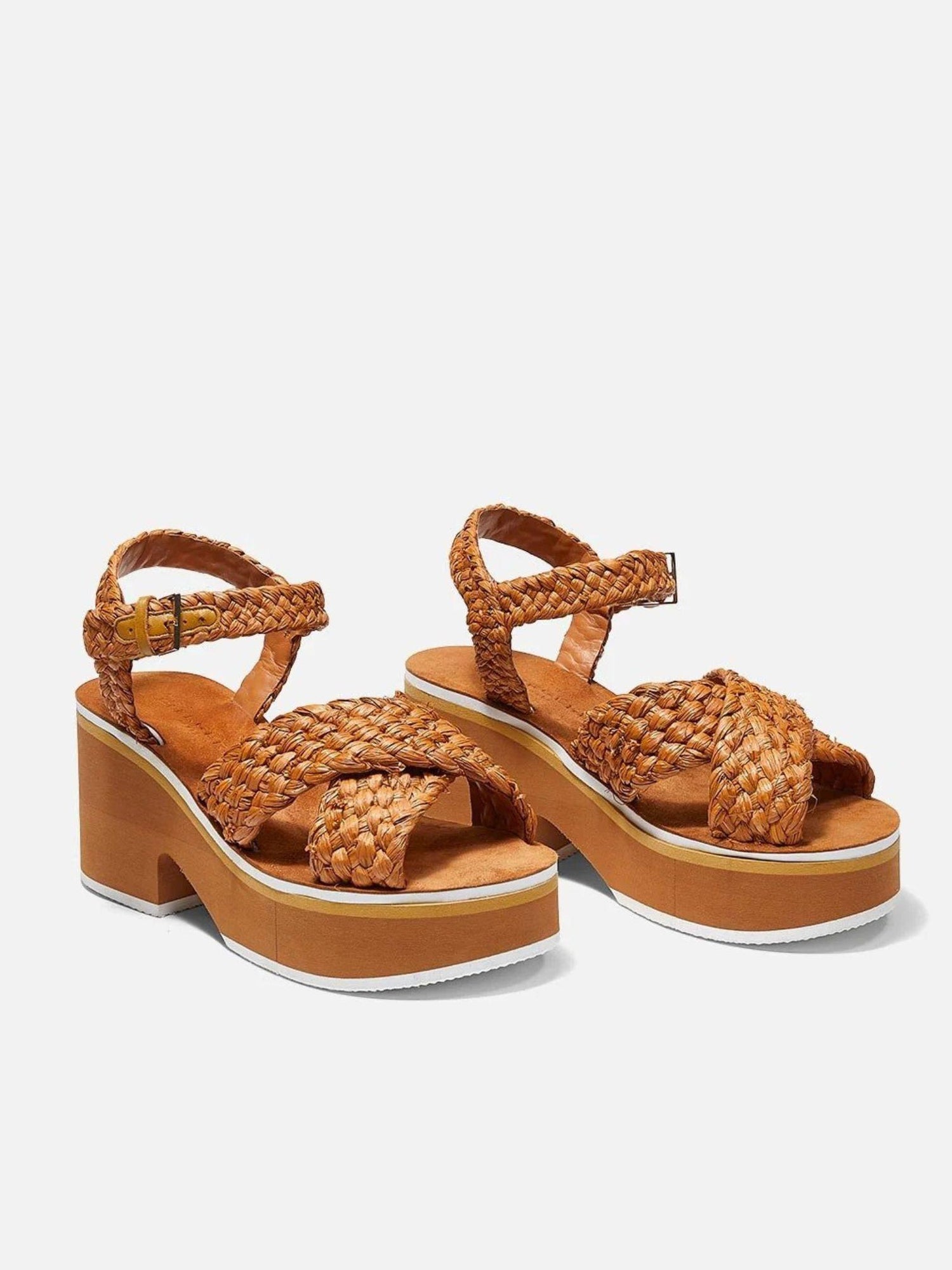 CHRISSY, raffia brown