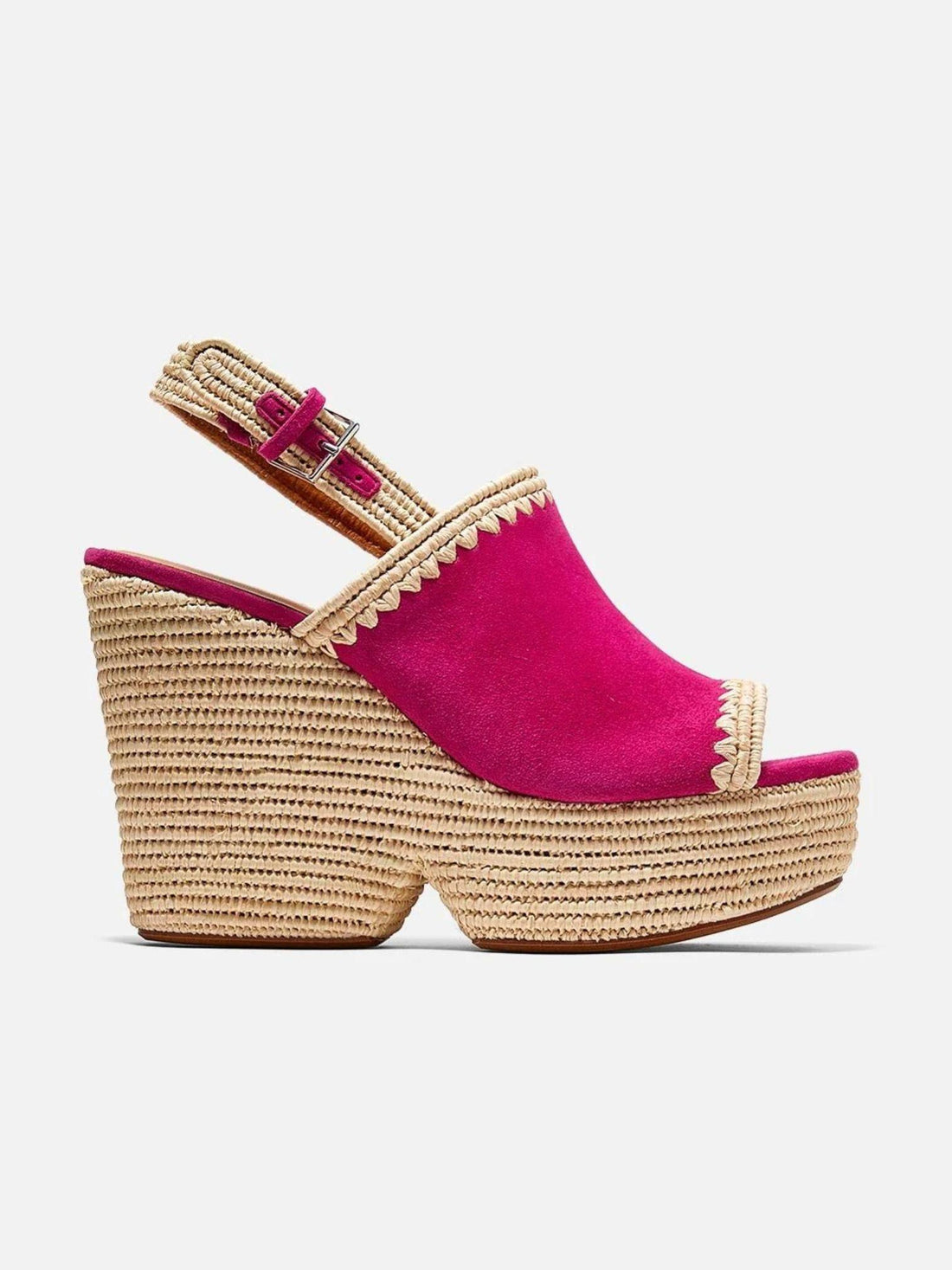 DAMYA, suede hibiscus