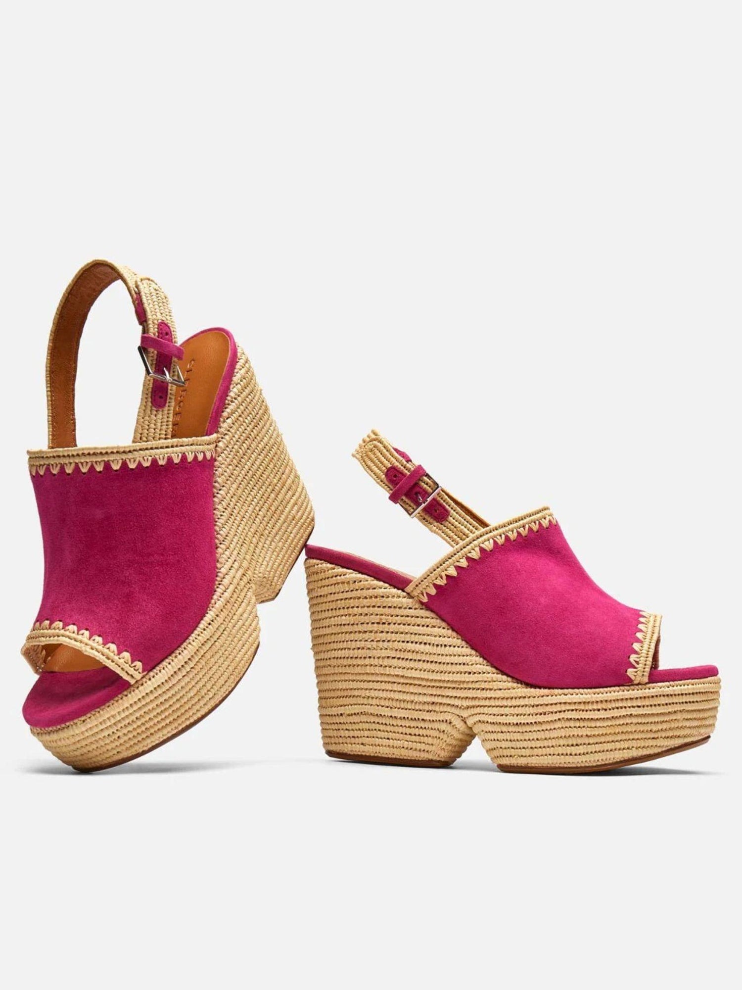 DAMYA, suede hibiscus