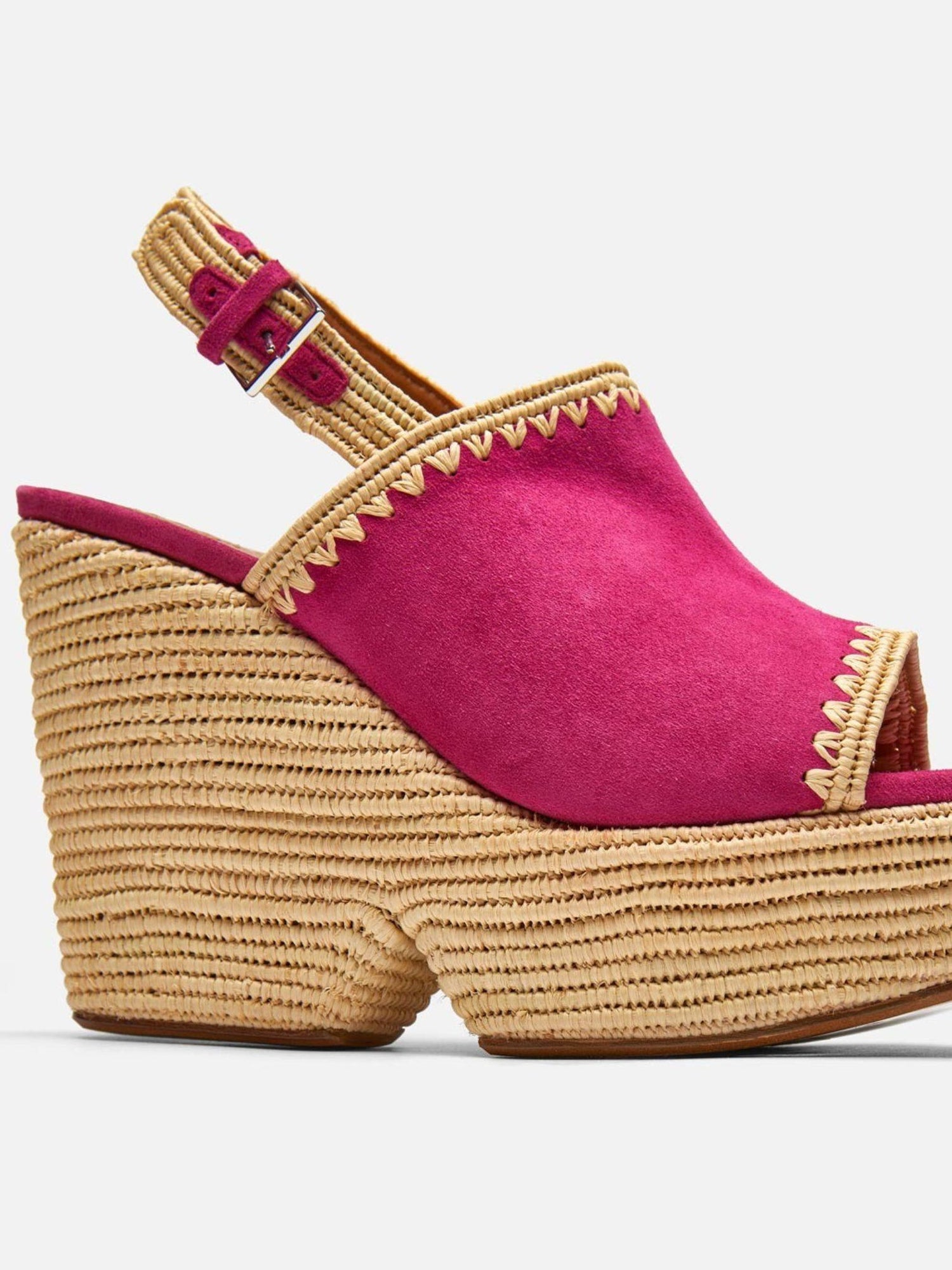 DAMYA, suede hibiscus