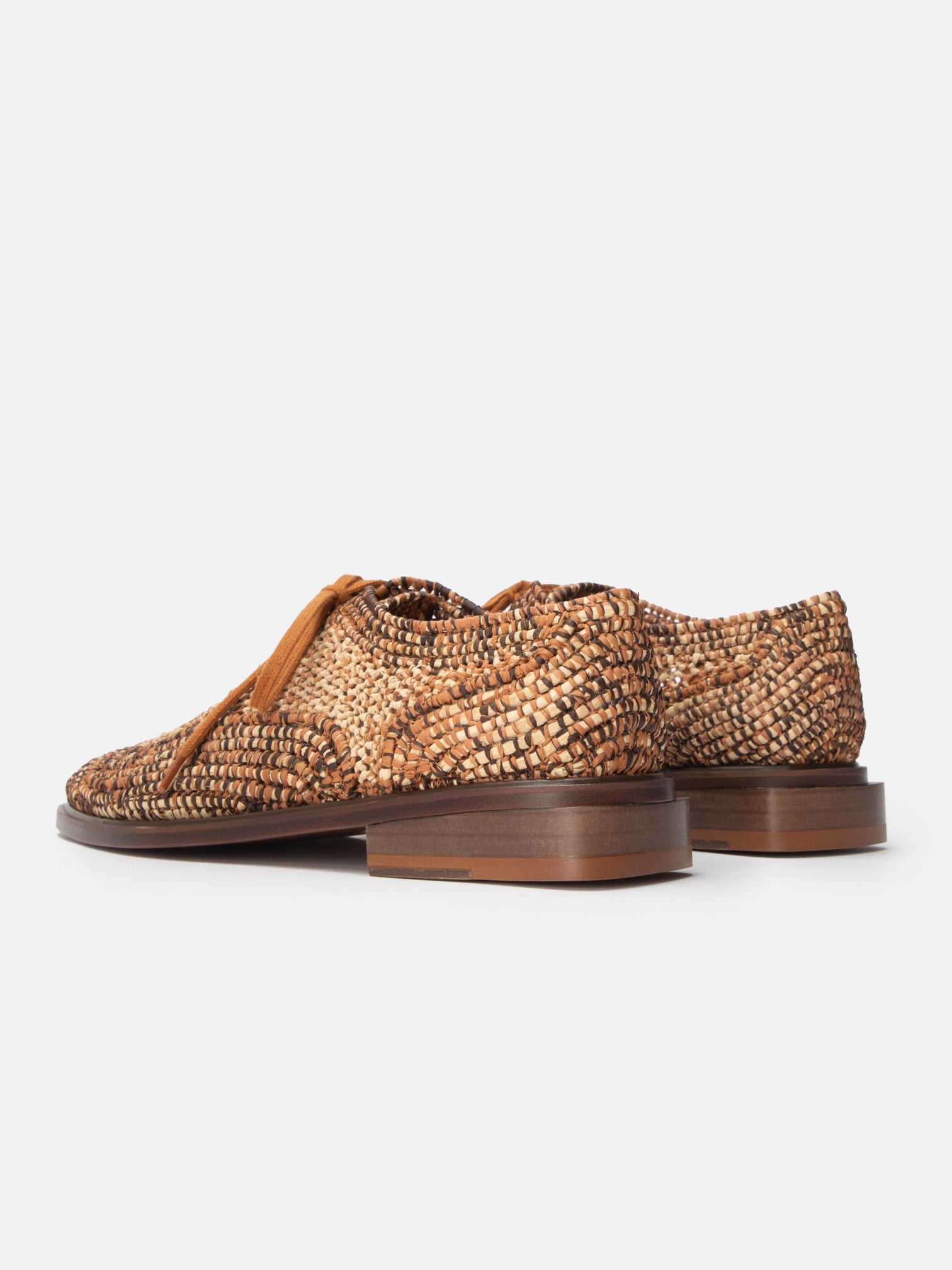 JAFIA, brown raffia