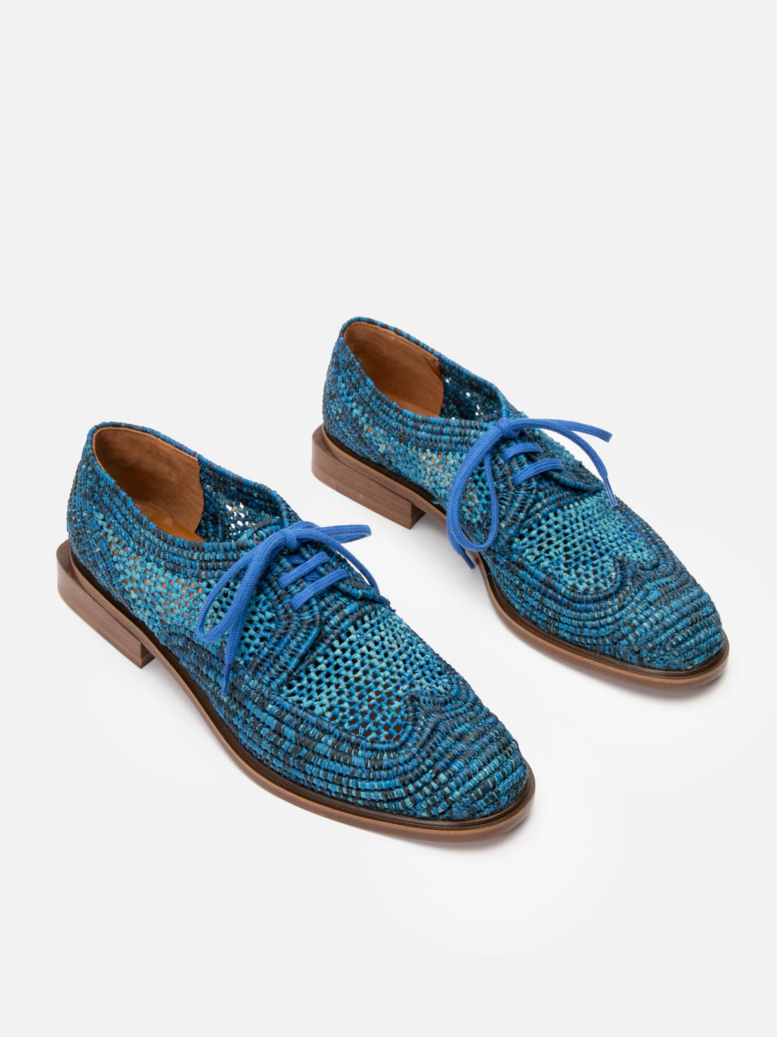JAFIA, azure raffia