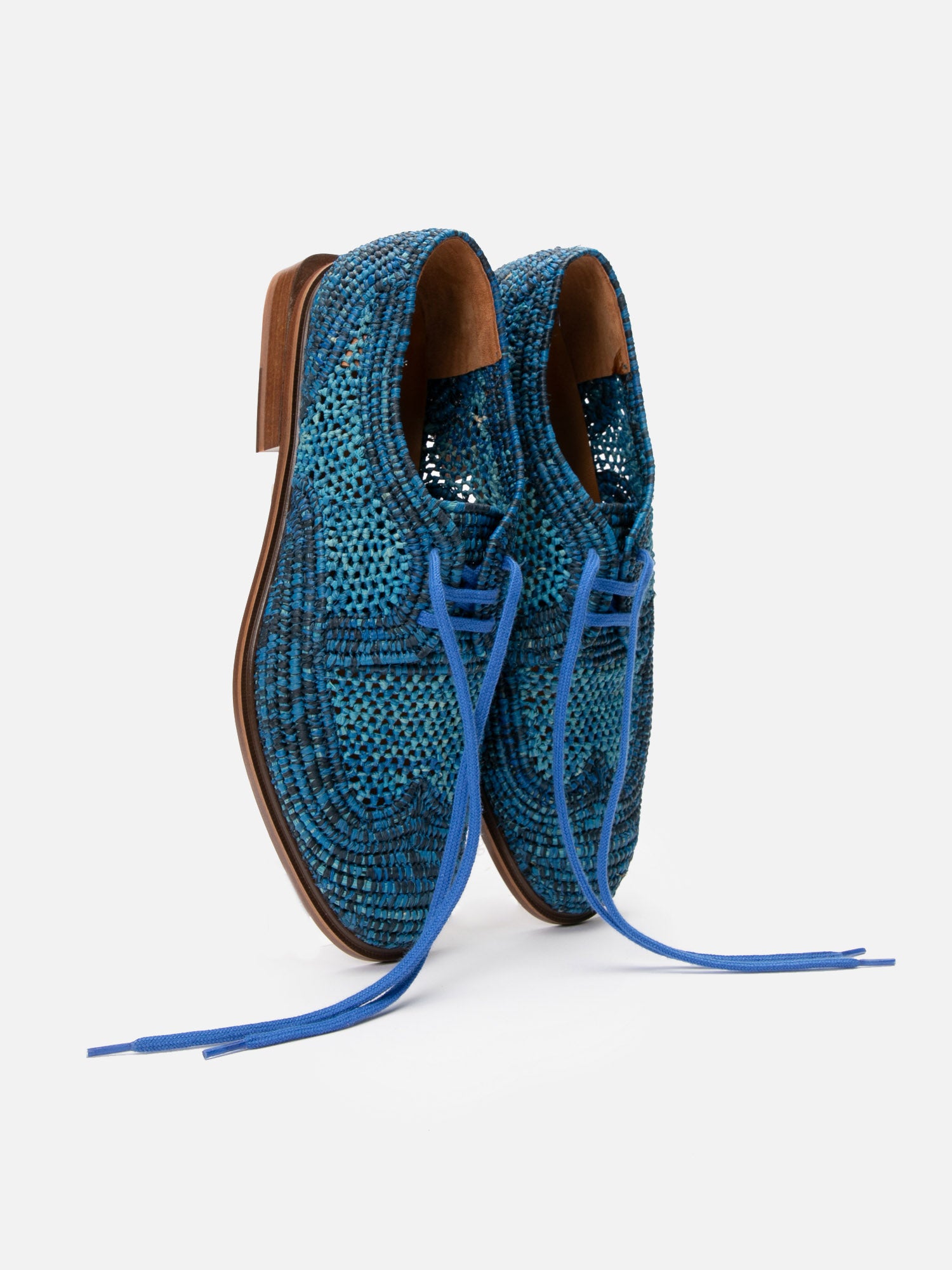 JAFIA, azure raffia