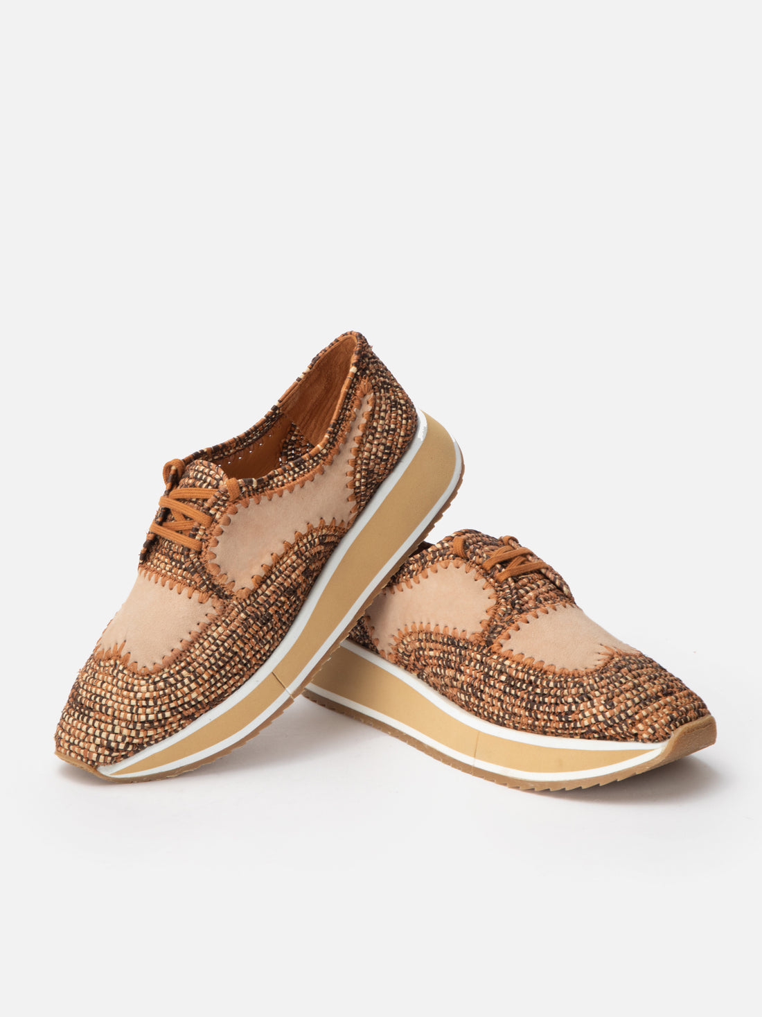 ONEIL4, nude suede raffia