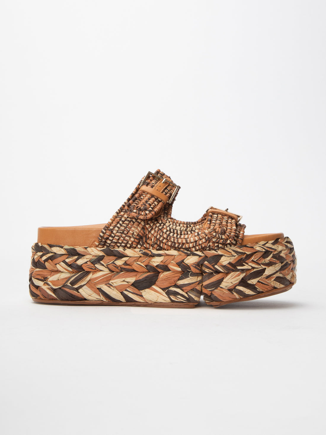 QUINIE4, brown raffia