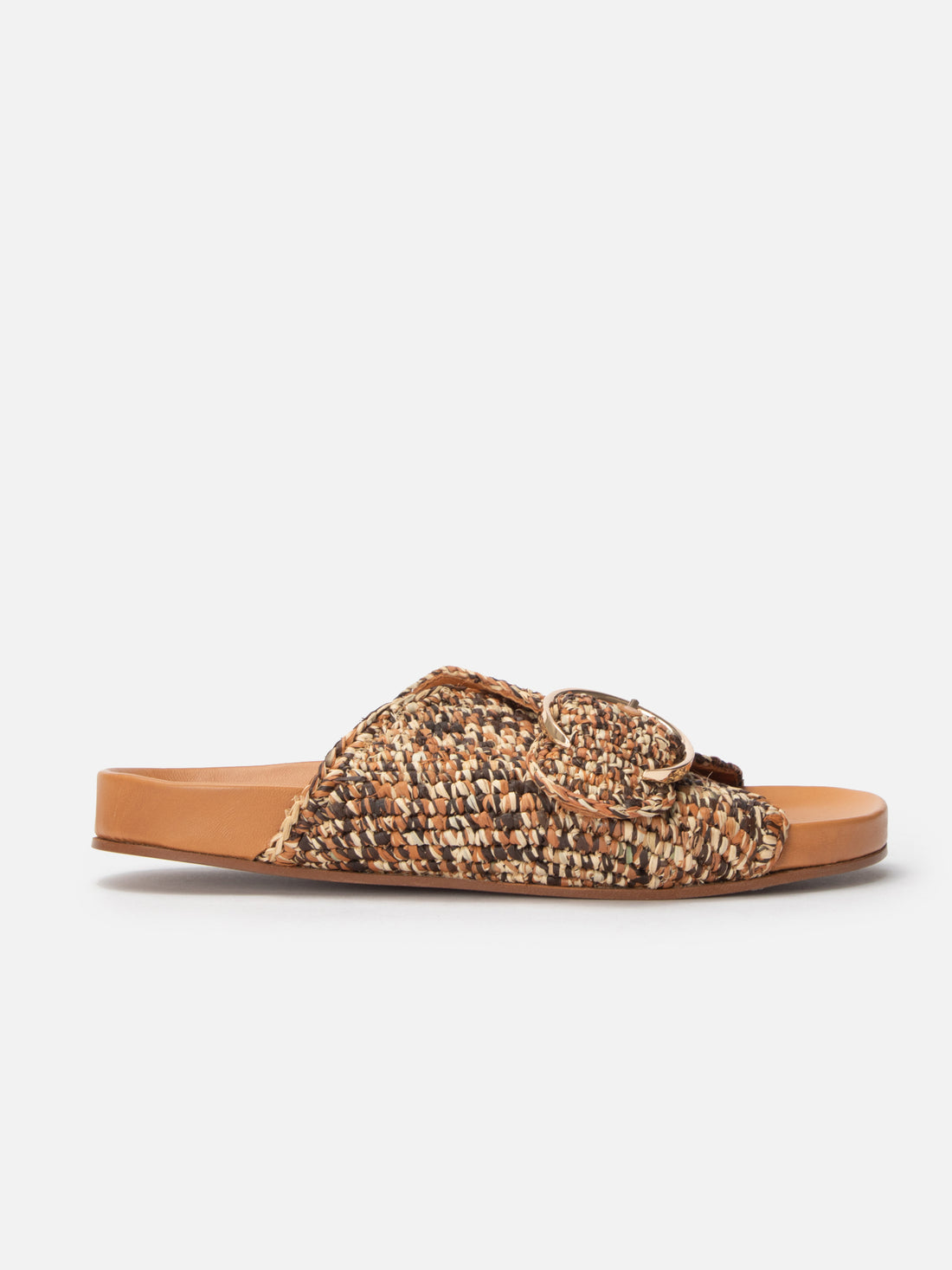 QUIRK, brown raffia
