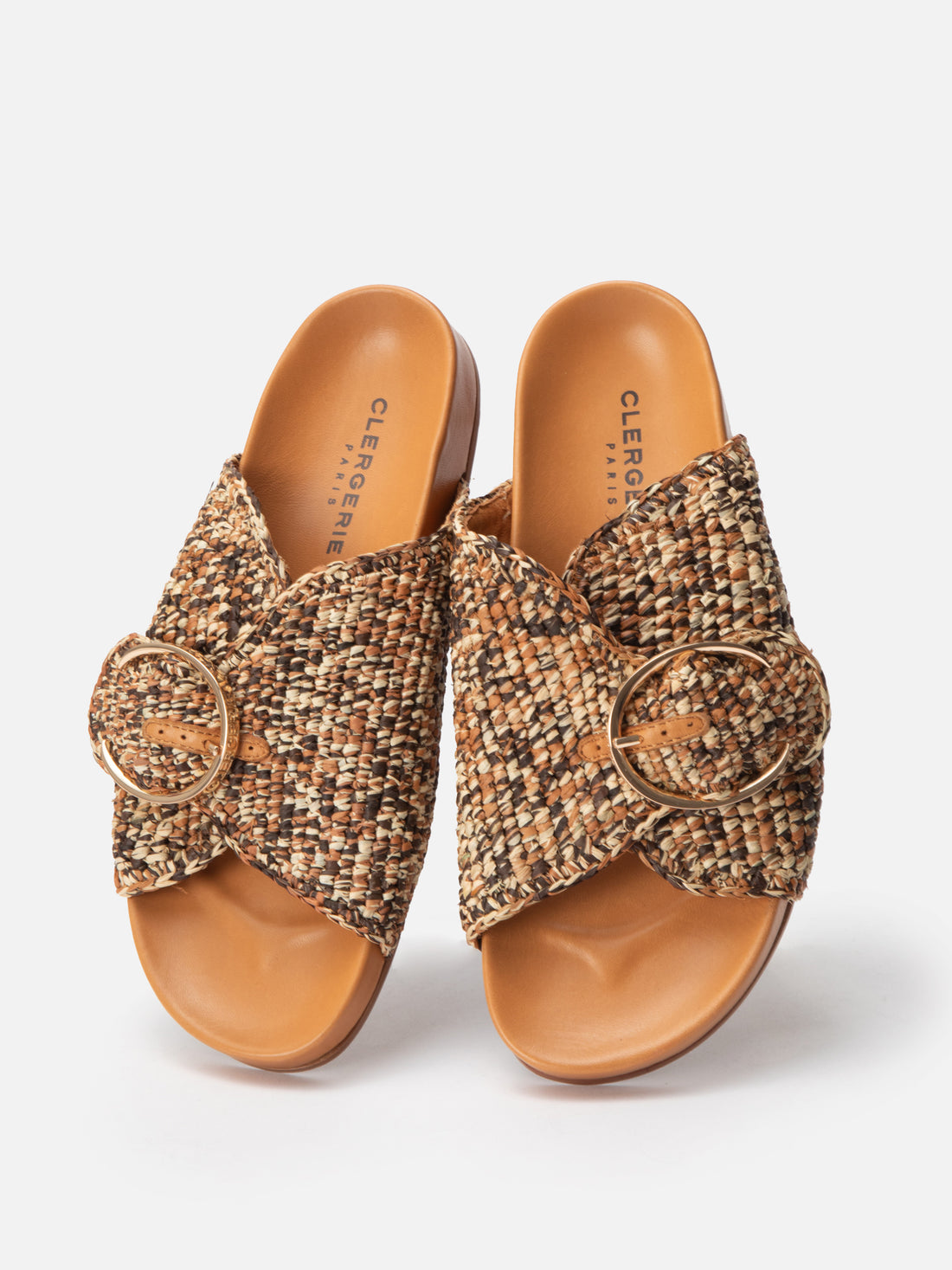 QUIRK, brown raffia