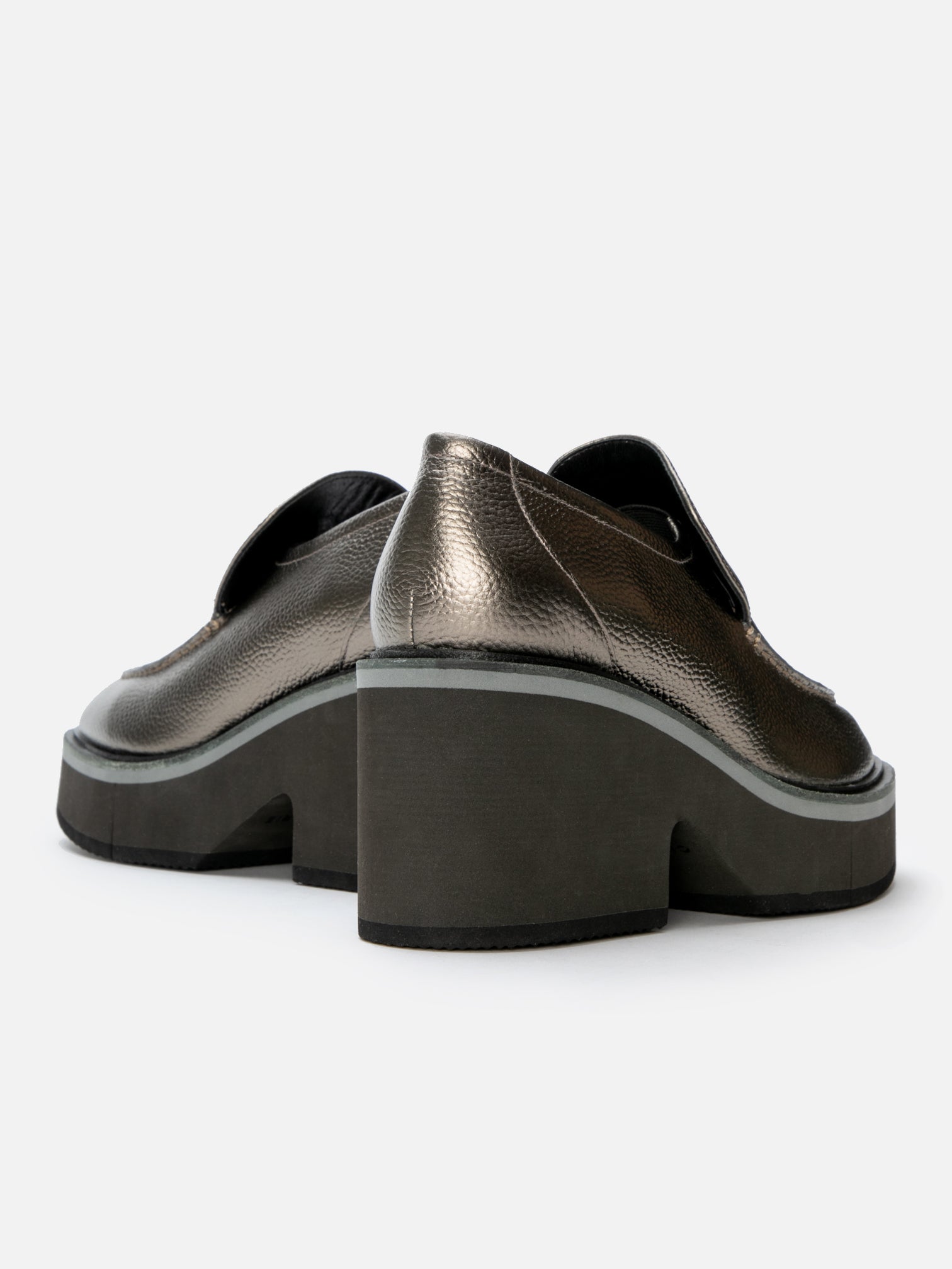 LOAFERS - ADELE, metallic gobi - Clergerie Paris - USA