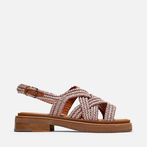 SANDALS - ALANA, lilac & raffia || OUTLET - Clergerie Paris - USA