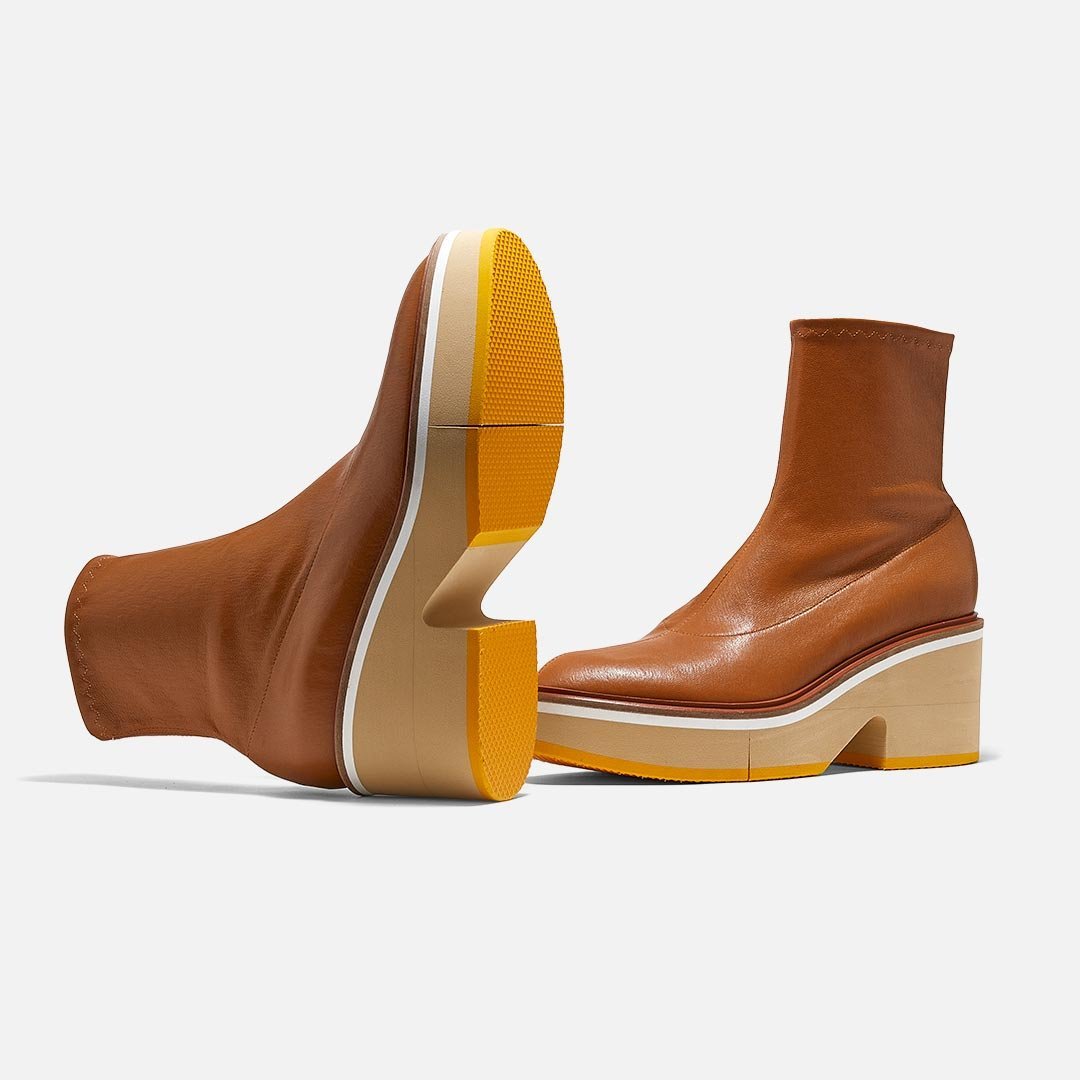 ANKLE BOOTS - ALBANE ankle boots, rust lambskin || OUTLET - ALBANA8RUSNAPM340 - Clergerie Paris - USA