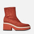 ANKLE BOOTS - ALBANE, brick suede || OUTLET - Clergerie Paris - USA