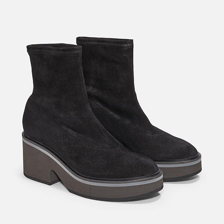 ANKLE BOOTS - ALBANE, suede black - Clergerie Paris - USA