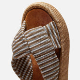 MULES - ANDREW mules, wood brown fabric || OUTLET - ANDREWTISTRNPAM350 - Clergerie Paris - USA