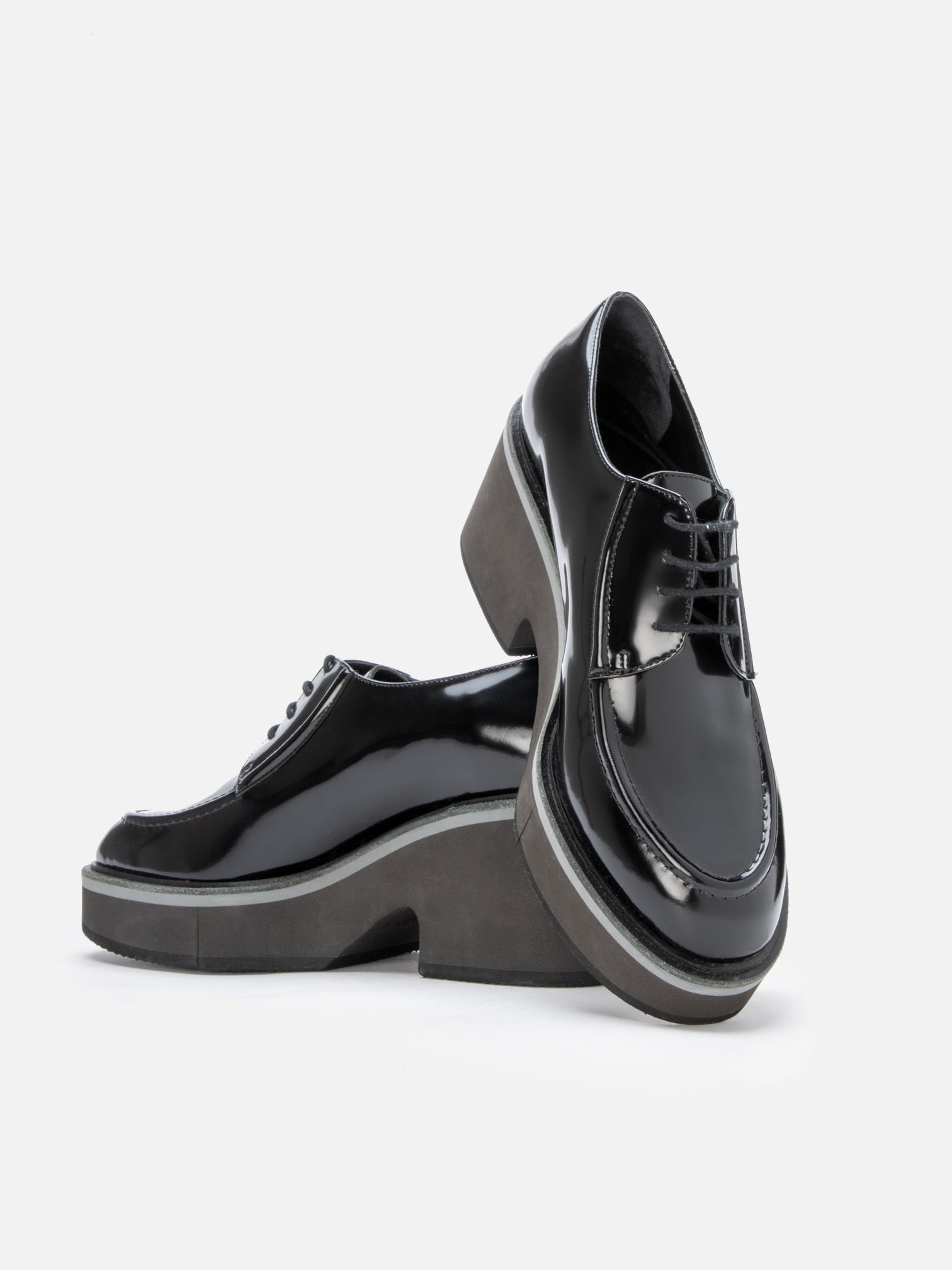 DERBIES - ANJA, gloss black - Clergerie Paris - USA