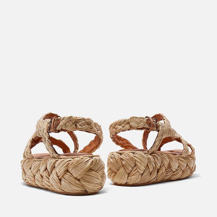 SANDALS - ANTONA, natural raffia || OUTLET - Clergerie Paris - USA