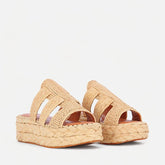 SANDALS - ARALIA, raffia natural - Clergerie Paris - USA