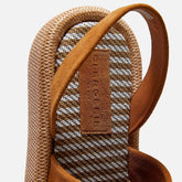 SANDALS - ARIELLE sandals, suede brown || OUTLET - ARIELLECWOOCRUM350 - Clergerie Paris - USA