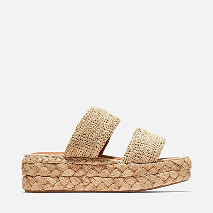 MULES - ARLENE, natural straw - Clergerie Paris - USA