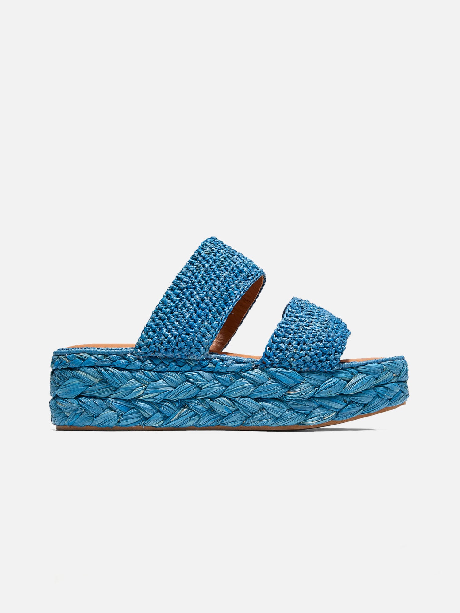 ARLENE, raffia blue