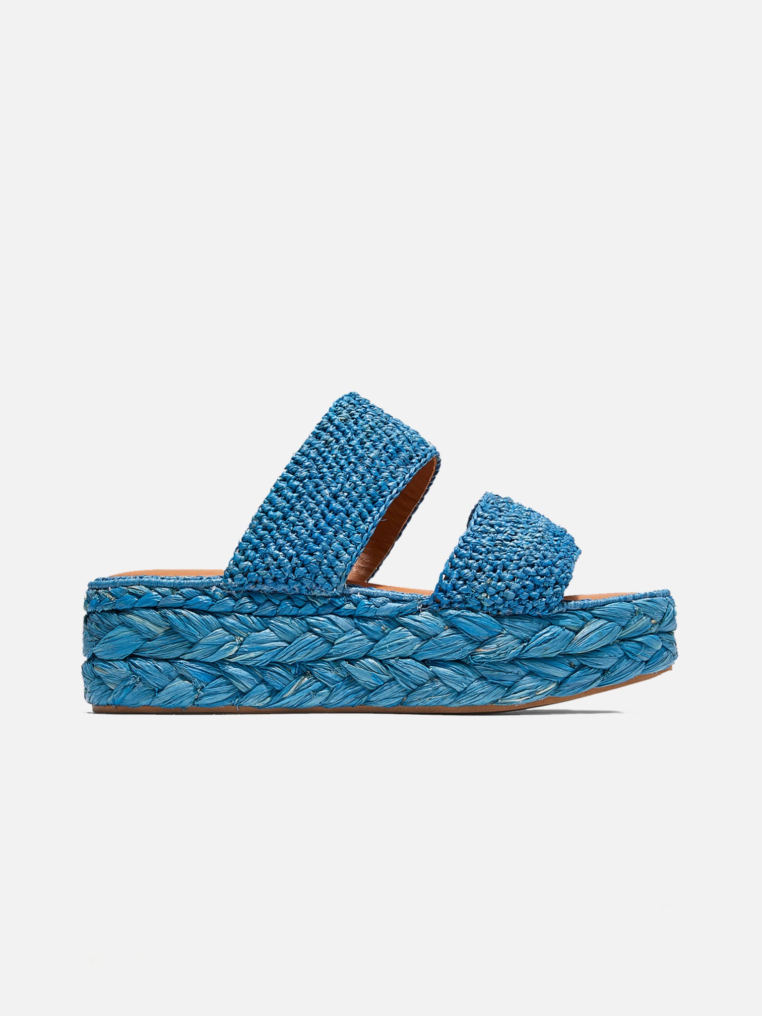 ARLENE, raffia blue