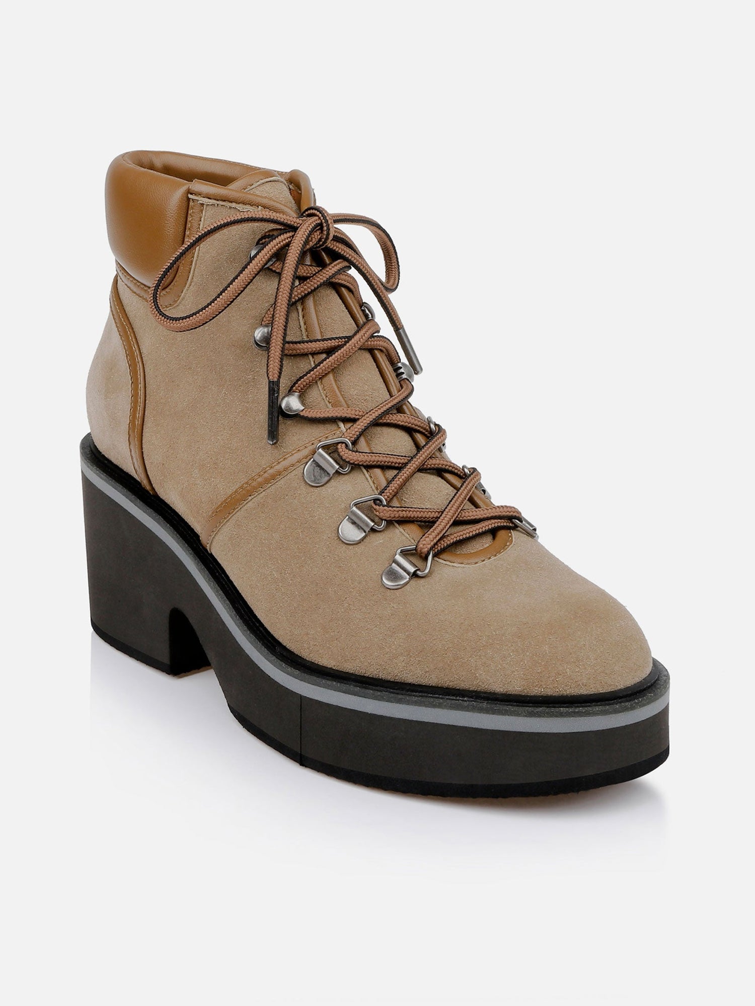 ANKLE BOOTS - ATLAS, suede gobi - Clergerie Paris - USA