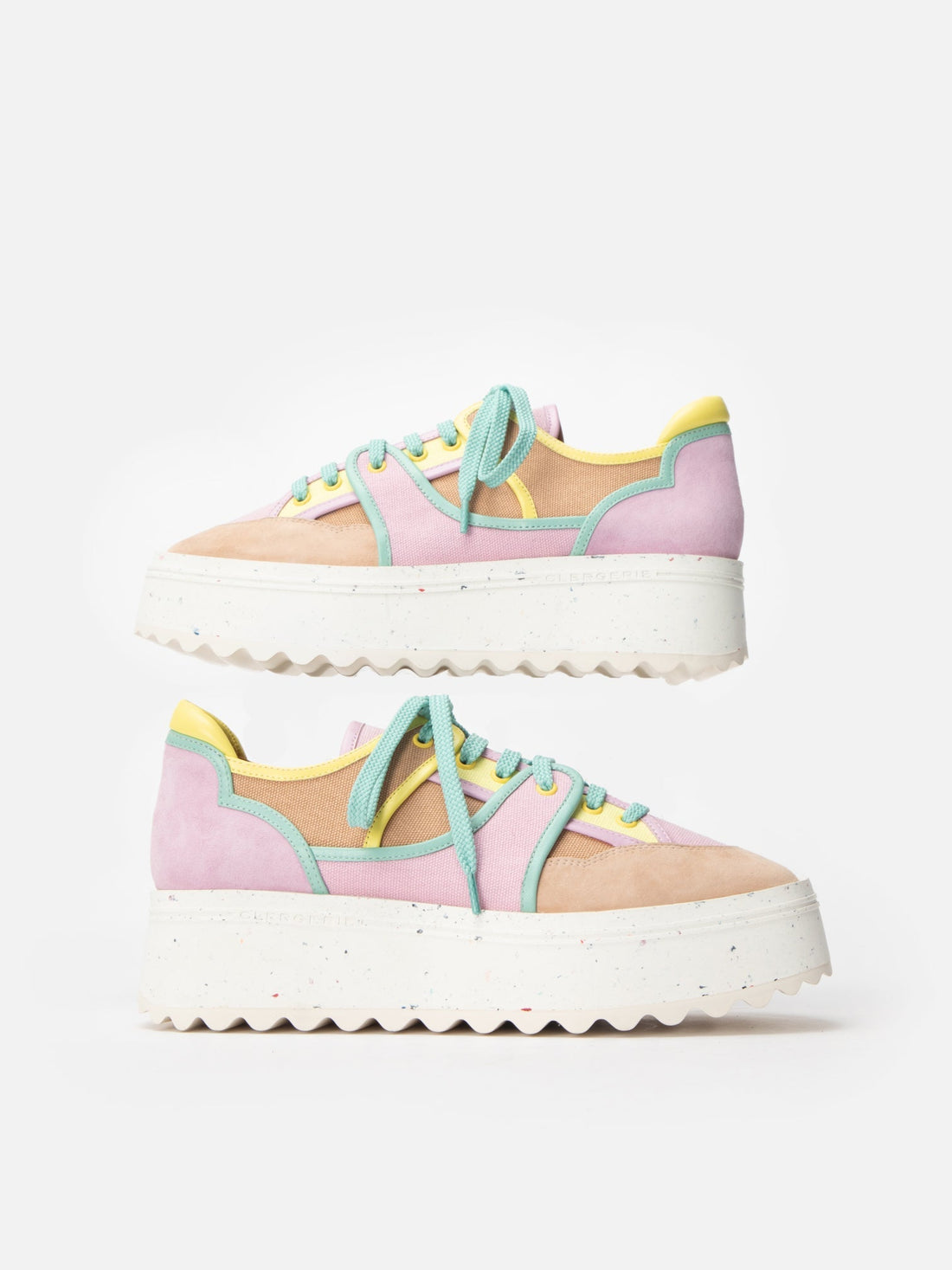 SNEAKERS - AURORA, nude suede - Clergerie Paris - USA