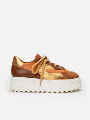 SNEAKERS - AWAKE, brown suede - Clergerie Paris - USA