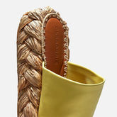 MULES - AXEL mules, lemon yellow lambskin || OUTLET - AXELLEMNAPM350 - Clergerie Paris - USA