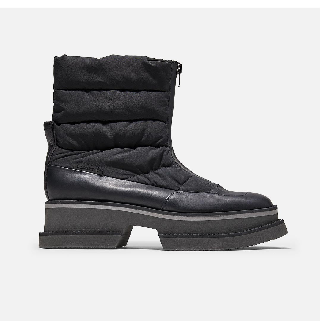 ANKLE BOOTS - BACHA ankle boots, black calfskin || OUTLET - BACHATBLKLCAM340 - Clergerie Paris - USA
