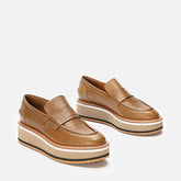 LOAFERS - BAHATI, snake - effect gobi - Clergerie Paris - USA