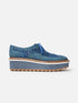 DERBIES - BASEL, azure raffia - Clergerie Paris - USA