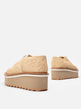 DERBIES - BASEL, natural raffia - Clergerie Paris - USA
