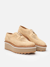 DERBIES - BASEL, natural raffia - Clergerie Paris - USA