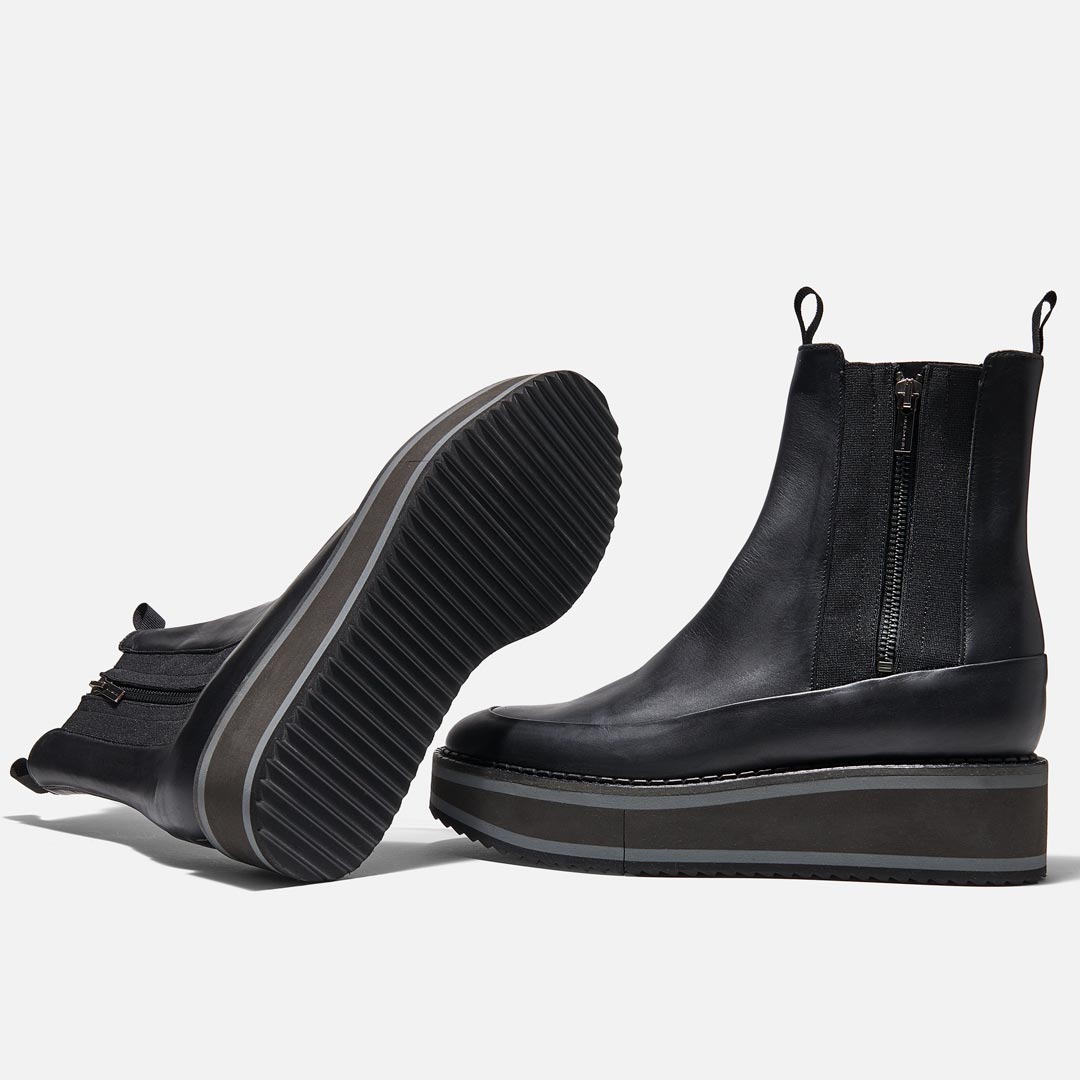 ANKLE BOOTS - BAYA ankle boots, black calfskin || OUTLET - BAYABLKLCAM340 - Clergerie Paris - USA