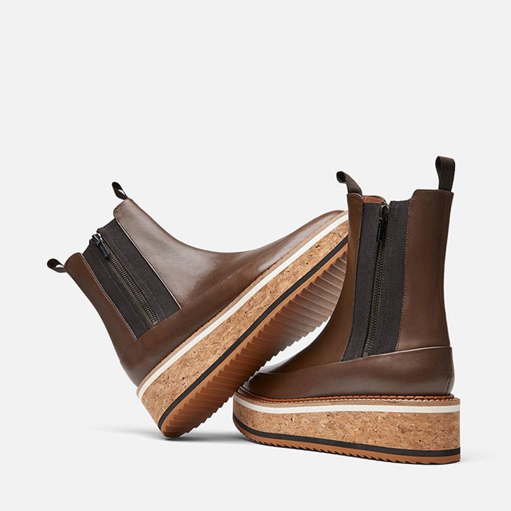 ANKLE BOOTS - BAYA, wood brown - Clergerie Paris - USA