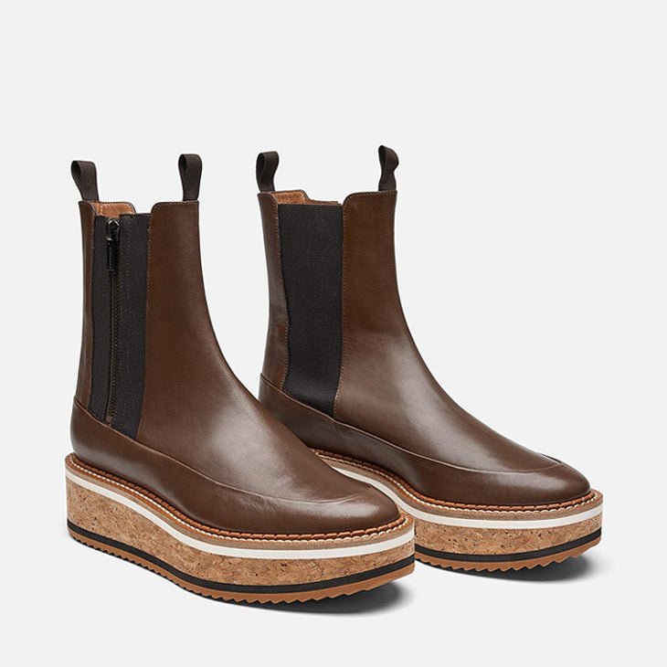 ANKLE BOOTS - BAYA, wood brown - Clergerie Paris - USA